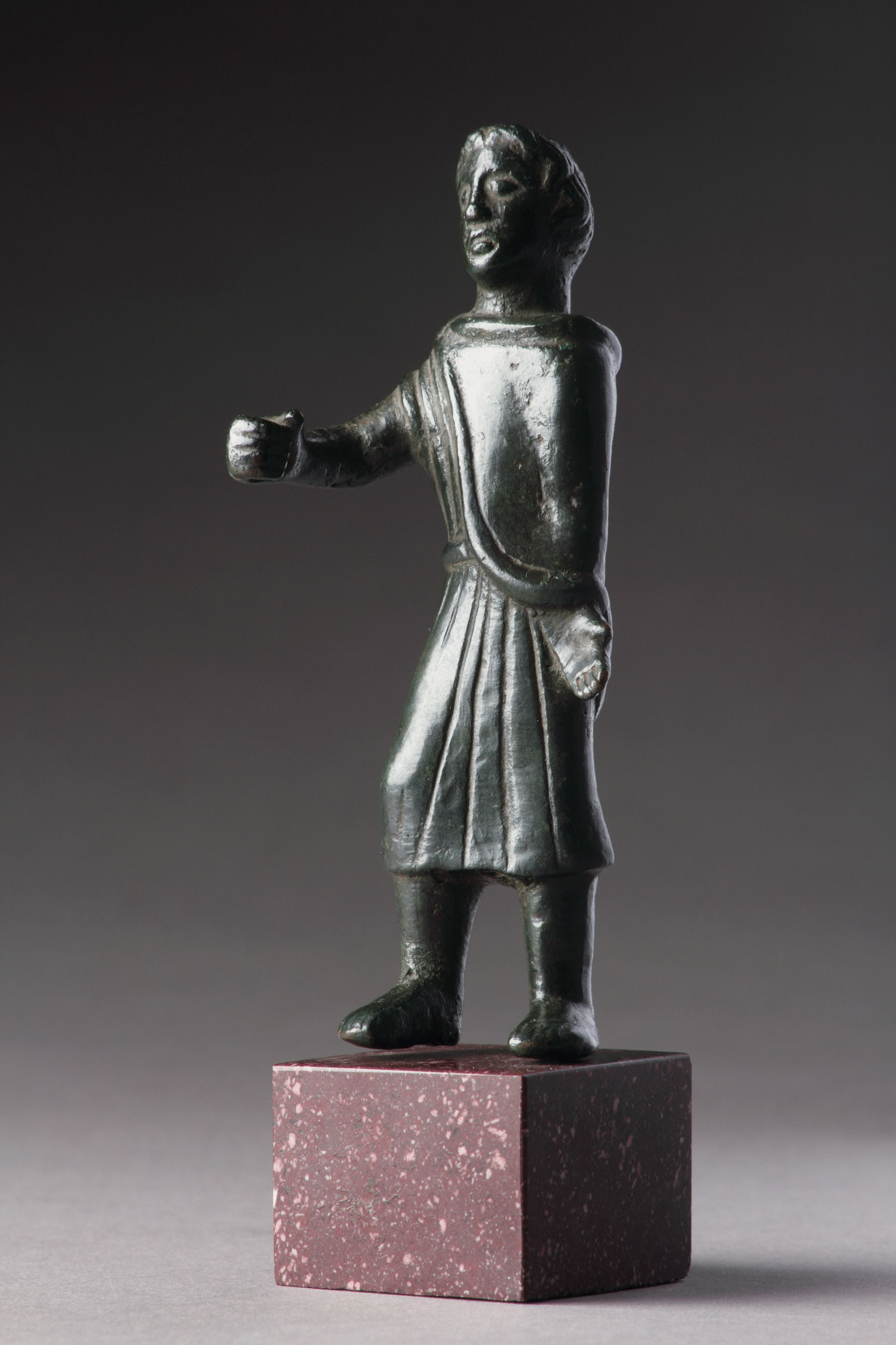 Ancient Gallo Roman Bronze Steelyard Weight